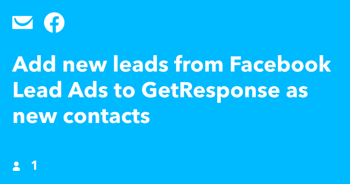 How to Add Getresponse Contact from New Facebook Leads