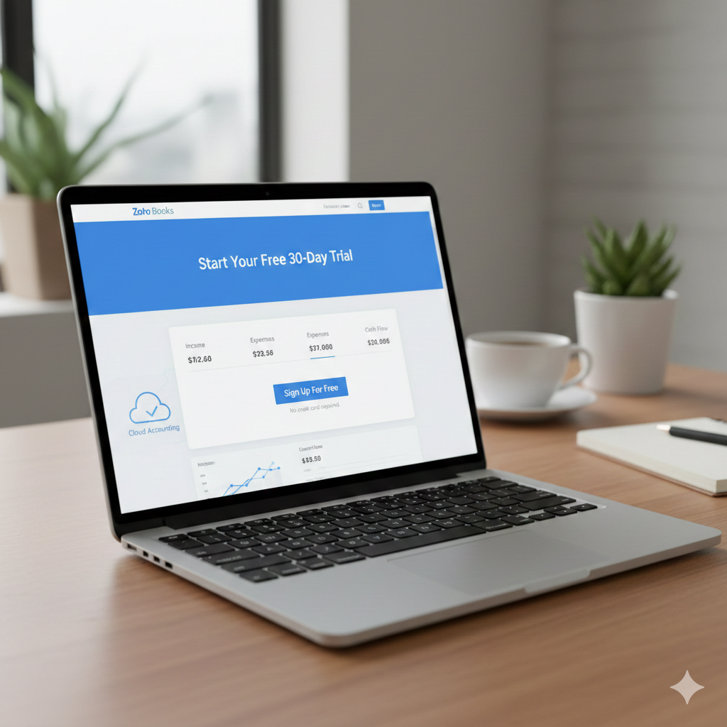 zoho books free trial