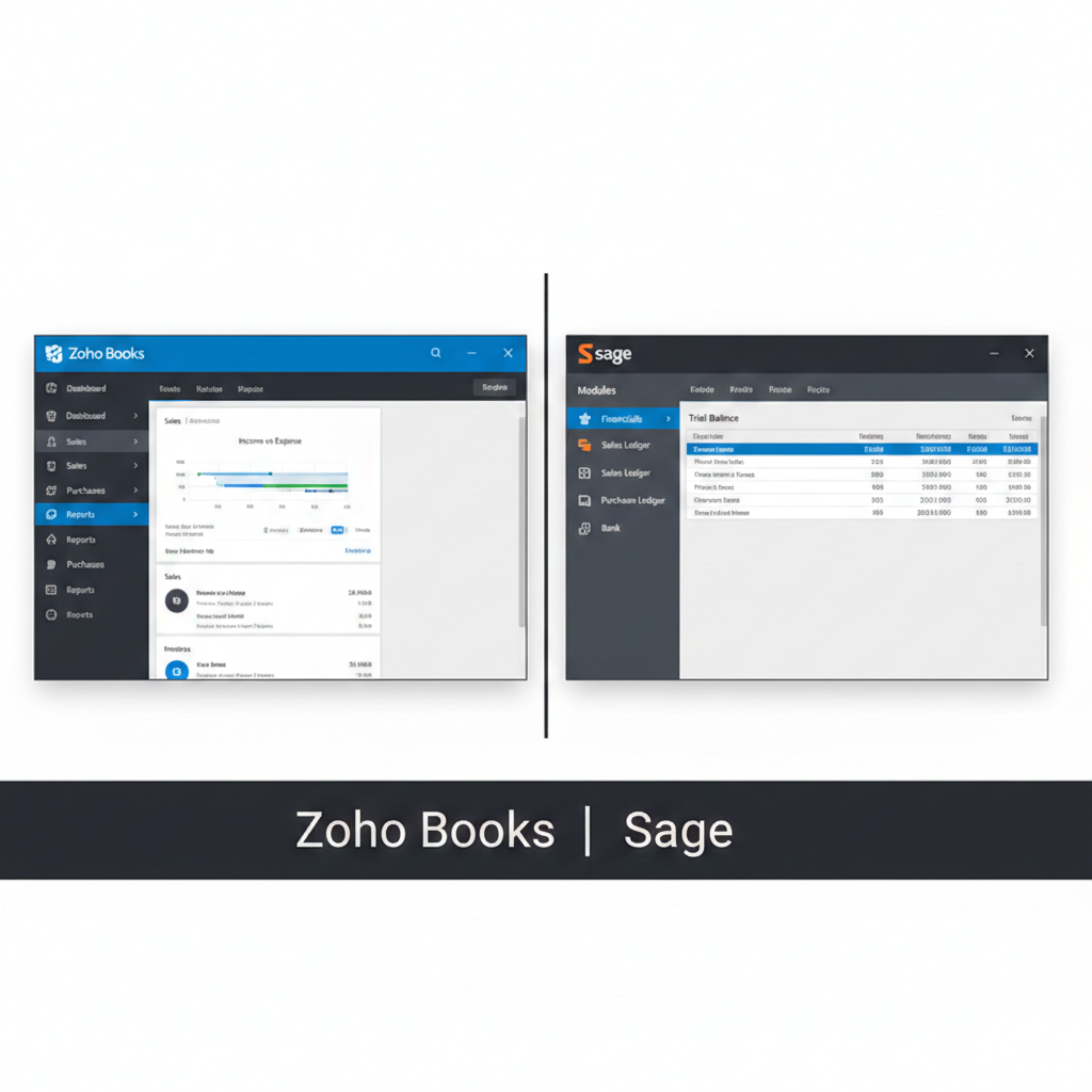 Zoho Books vs Sage